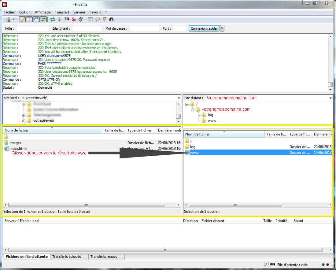 gestion-fichier-filezilla