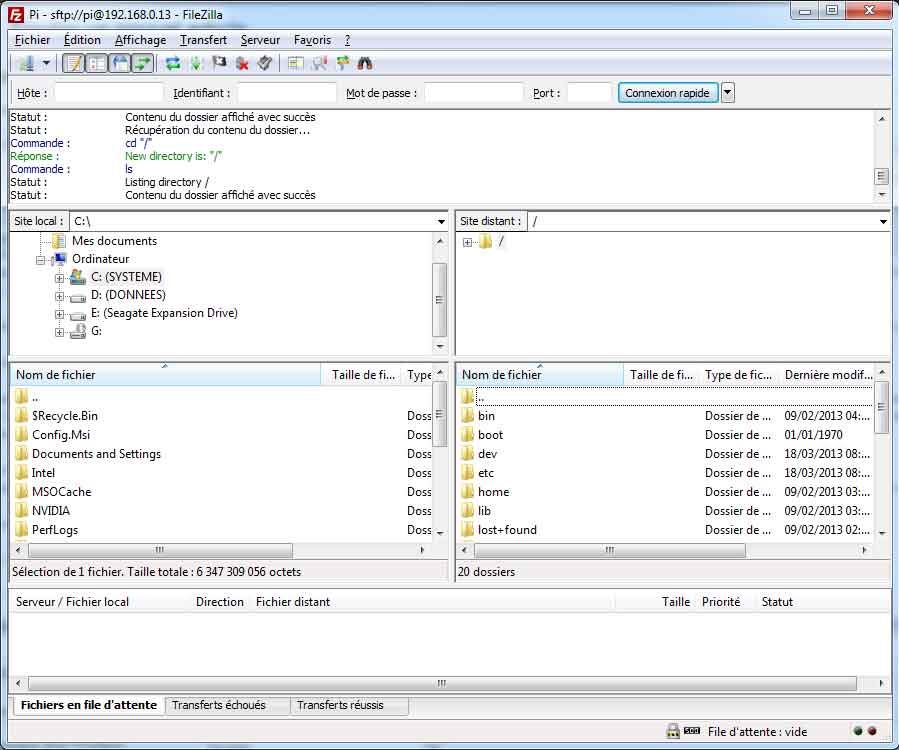 navigation-filezilla